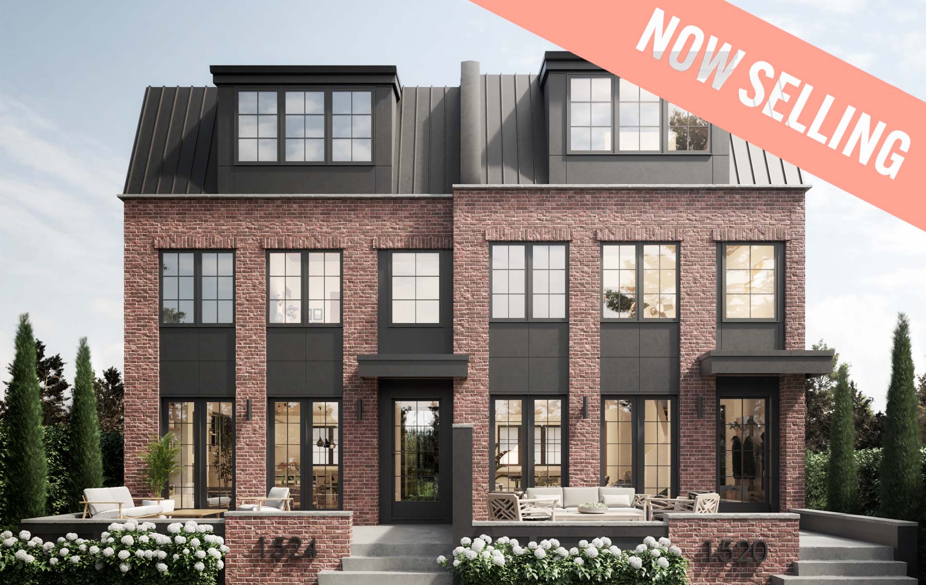 Parc on 30th: Boutique NYC-styled brick residences set on leafy South Calgary Park by Oldstreet